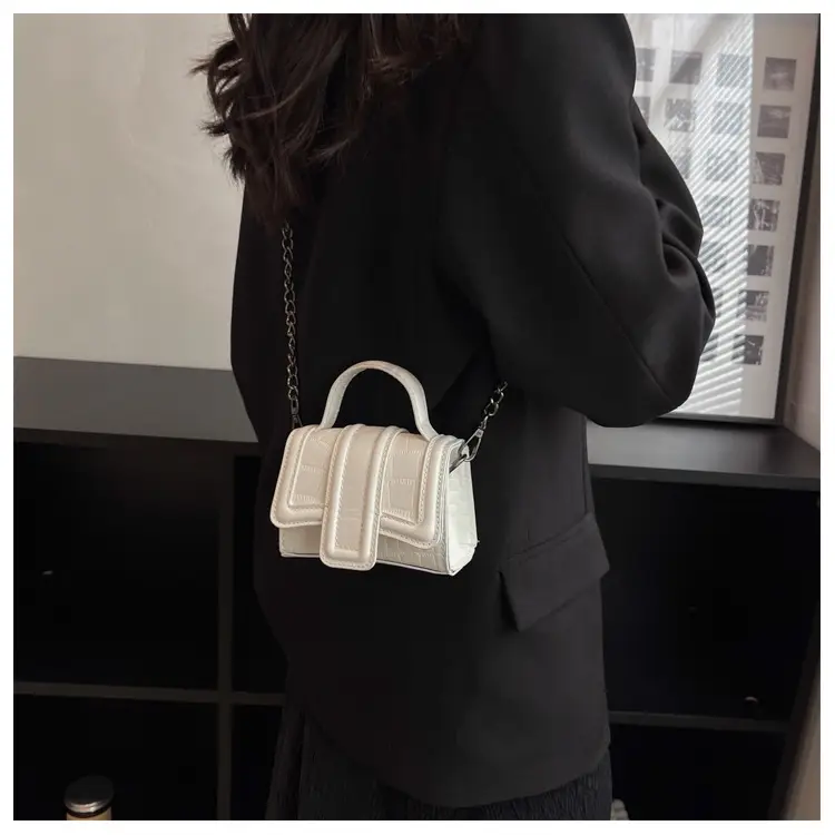 Small Square Leather Bag for Women Crossbody Shoulder — feature 13