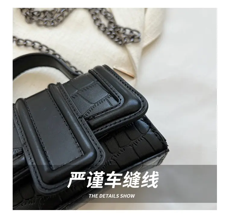 Small Square Leather Bag for Women Crossbody Shoulder — feature 5