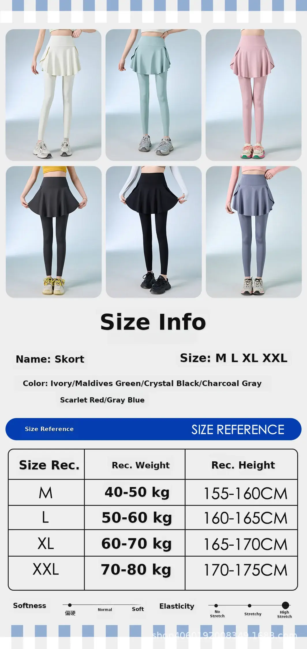Women's Light Blue Shark Pants Summer Yoga Wear — feature 2