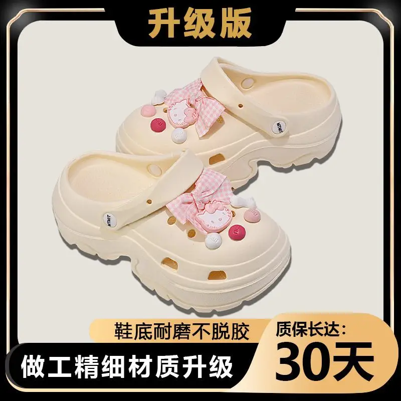 Women's 2025 Blue Bear Croc Sandals with Thick Sole - Image 23