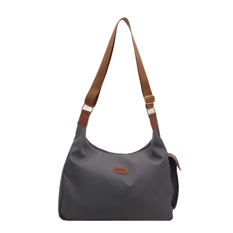 Women's Large Capacity Oxford Shoulder Bag Beige 2025 - Image 5