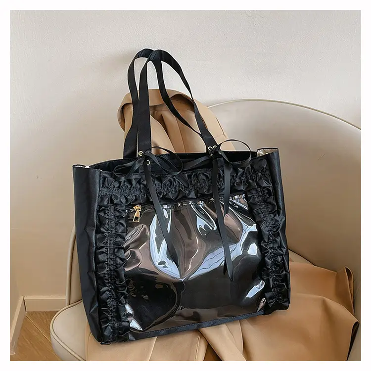 Silver Lace Shoulder Bag Large Capacity Fashion Trend — feature 19