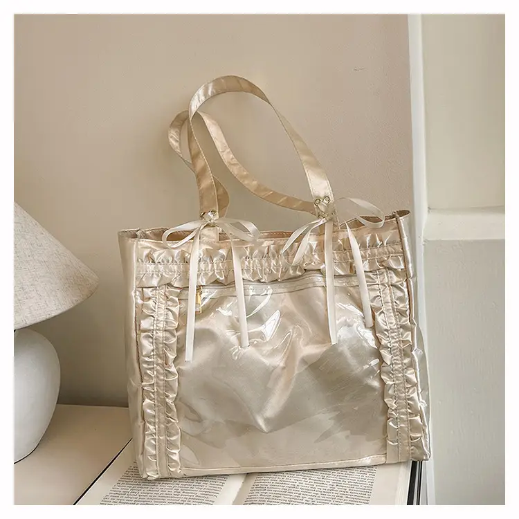 Silver Lace Shoulder Bag Large Capacity Fashion Trend — feature 20