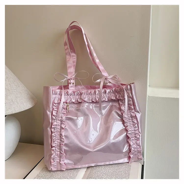 Silver Lace Shoulder Bag Large Capacity Fashion Trend — feature 21