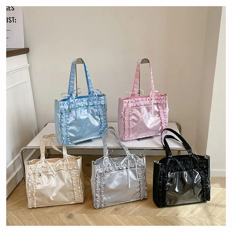 Silver Lace Shoulder Bag Large Capacity Fashion Trend — feature 24