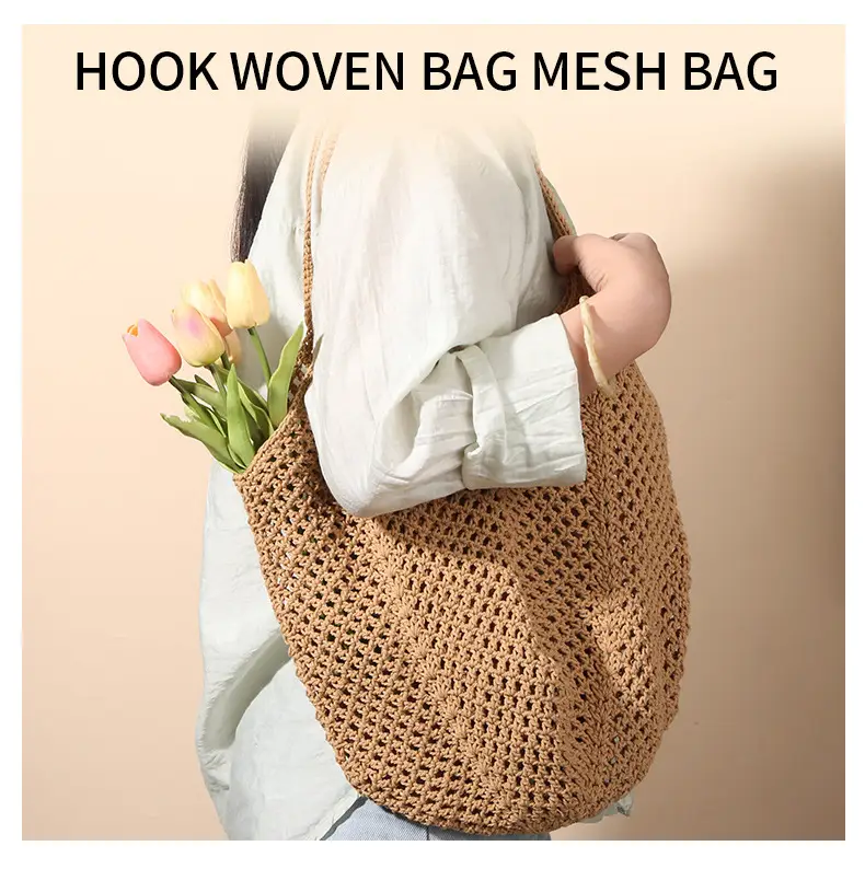 New Hollow Straw Woven Shoulder Bag for Women — feature 1