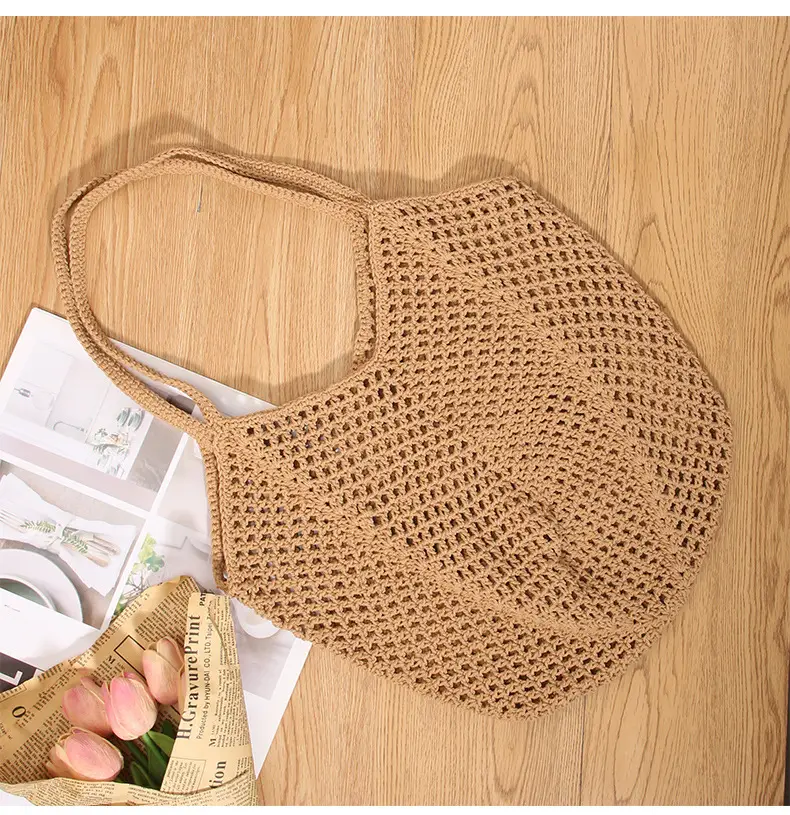 New Hollow Straw Woven Shoulder Bag for Women — feature 15
