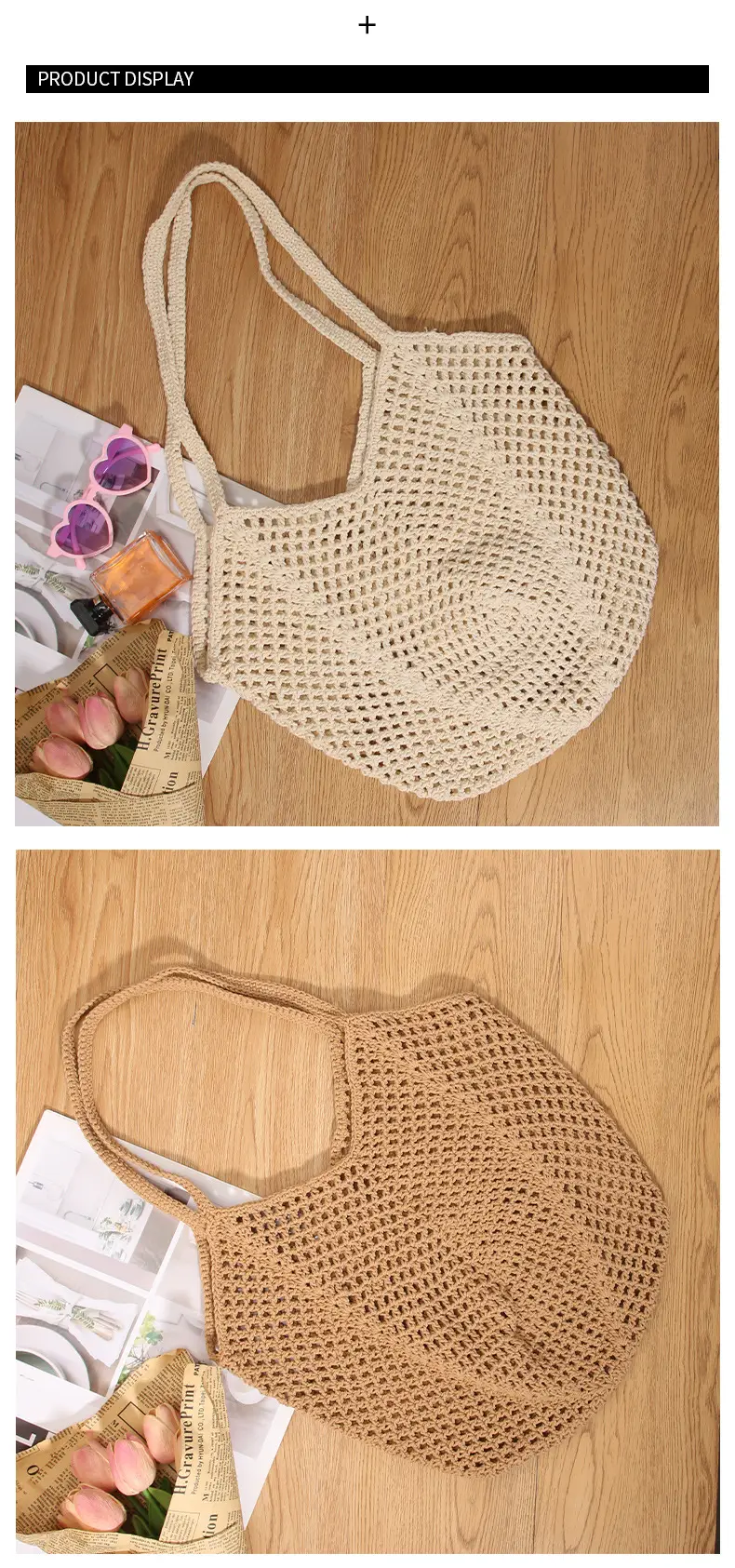 New Hollow Straw Woven Shoulder Bag for Women — feature 5
