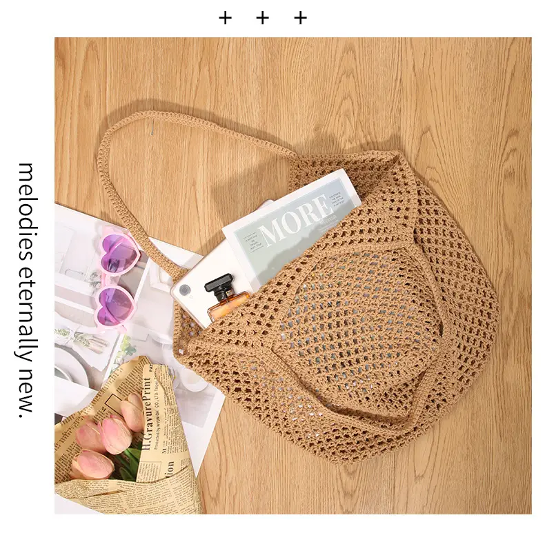 New Hollow Straw Woven Shoulder Bag for Women — feature 7