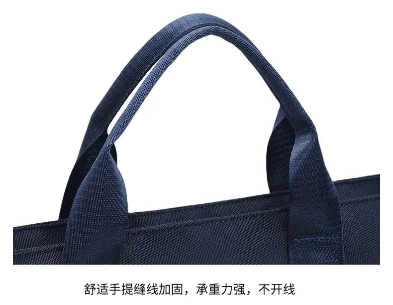 Men's Navy Blue Oxford Storage Tote Bag Large Capacity — feature 19