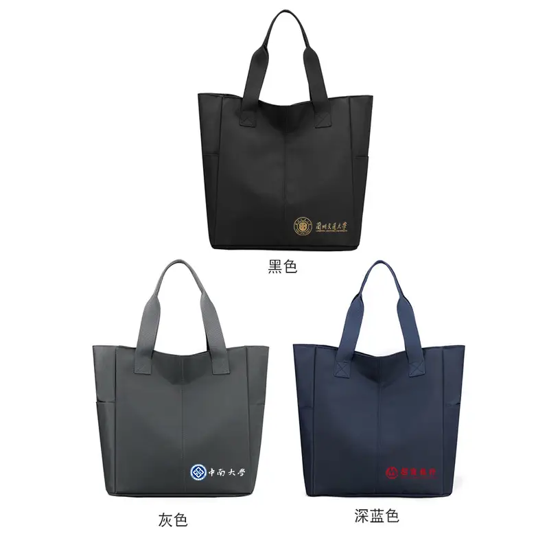 Men's Navy Blue Oxford Storage Tote Bag Large Capacity