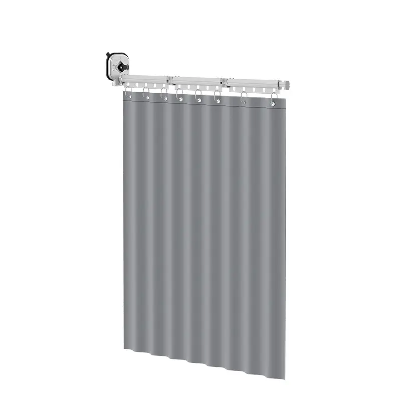 Suction Cup Shower Curtain Rod Waterproof Partition - Image 17