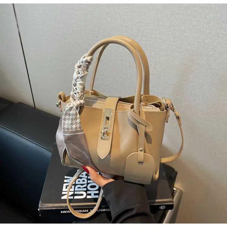 Women Crossbody Bag Korean Design Beige 2026 - Image 3