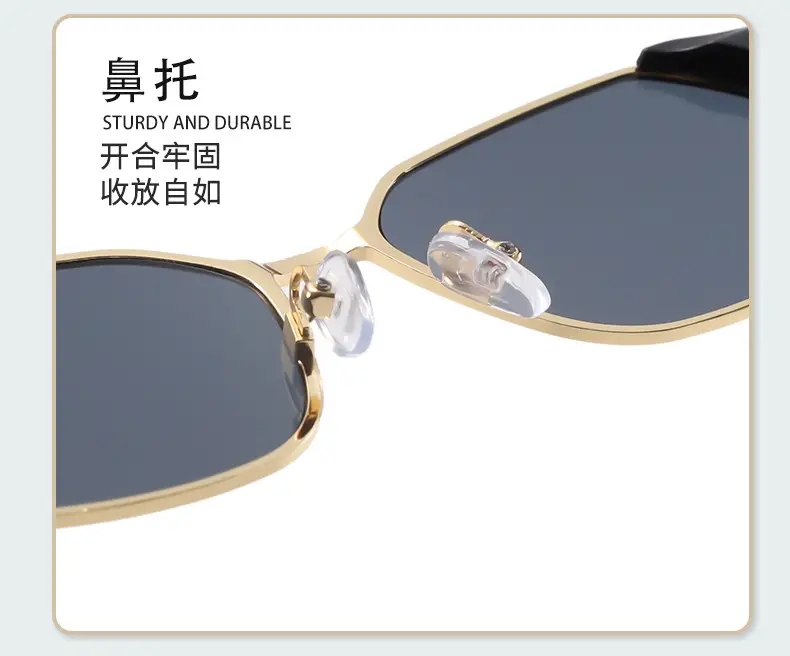Women Ice Cube Mirror Sunglasses White Gold 2025 — feature 14