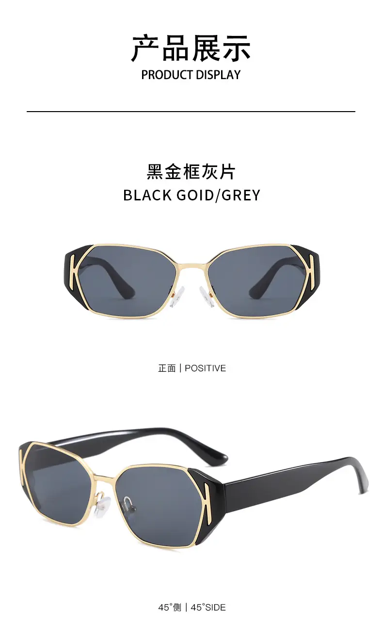 Women Ice Cube Mirror Sunglasses White Gold 2025 — feature 19