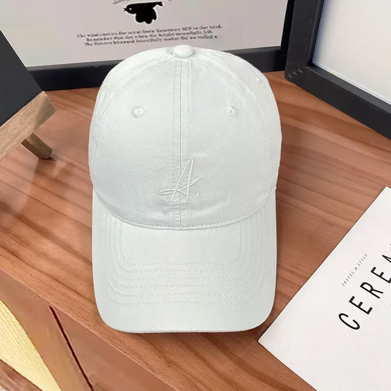 Women White Baseball Cap 46cm Round 8cm Deep — feature 19