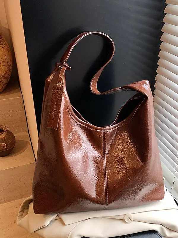 Women Cross-Border Casual Shoulder Tote Bag Cream Spring 2026 - Image 8
