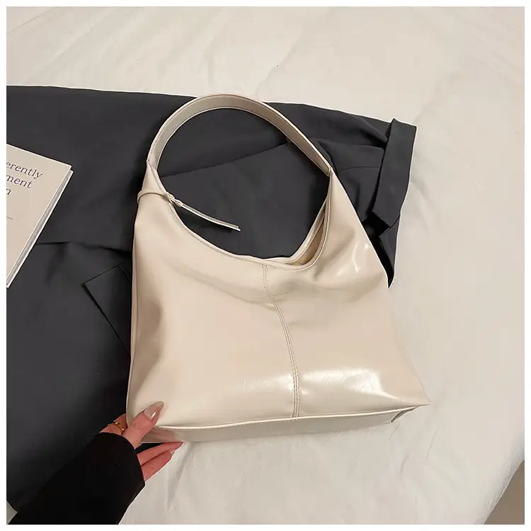 Women Cross-Border Casual Shoulder Tote Bag Cream Spring 2026 — feature 44