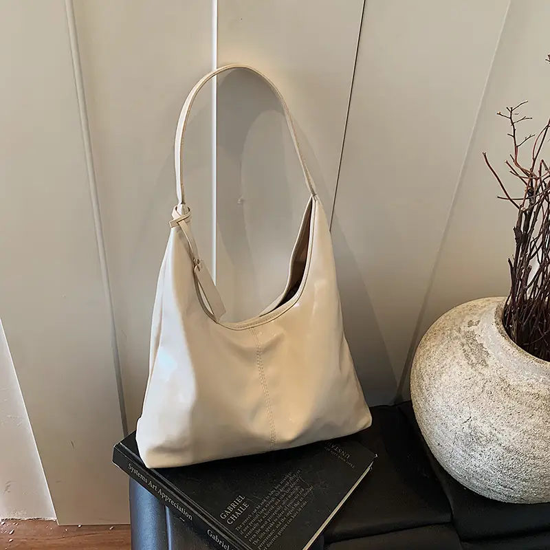 Women Cross-Border Casual Shoulder Tote Bag Cream Spring 2026 - Image 4