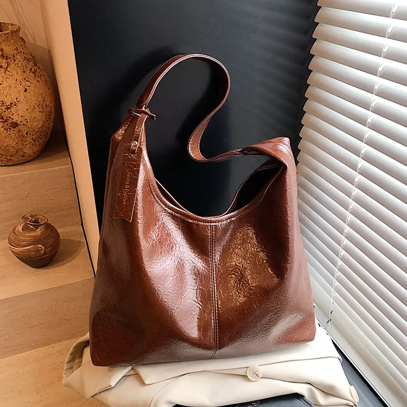 Women Cross-Border Casual Shoulder Tote Bag Cream Spring 2026 - Image 5
