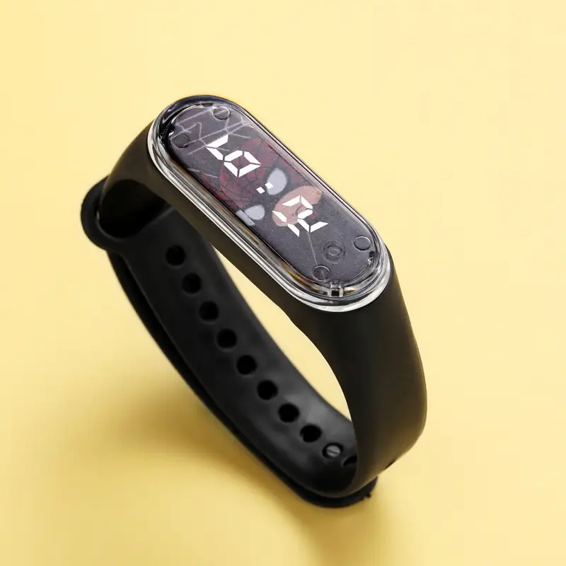 Blue 3LED Cartoon Student Watch with Touch Screen - Image 3