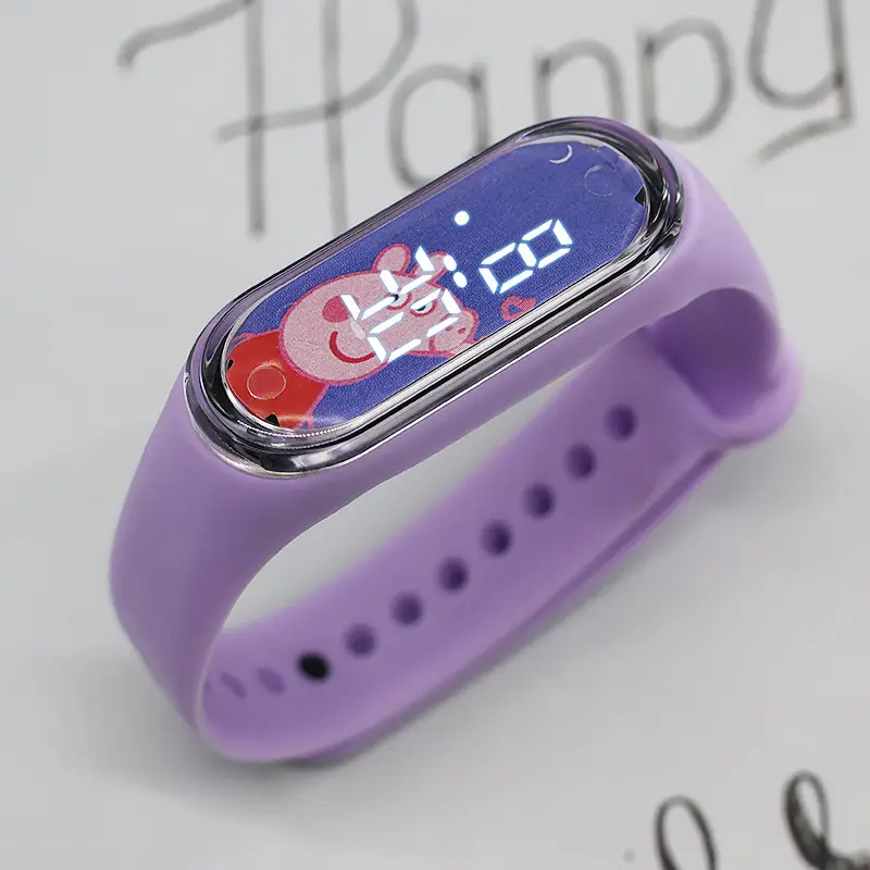 Blue 3LED Cartoon Student Watch with Touch Screen - Image 9