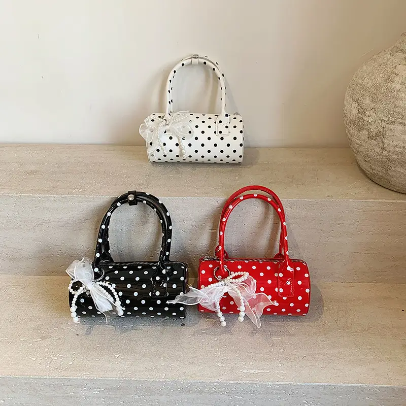 2025 Boston Polka Dot Handbags Women's - Image 7