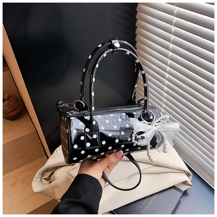 2025 Boston Polka Dot Handbags Women's - Image 4