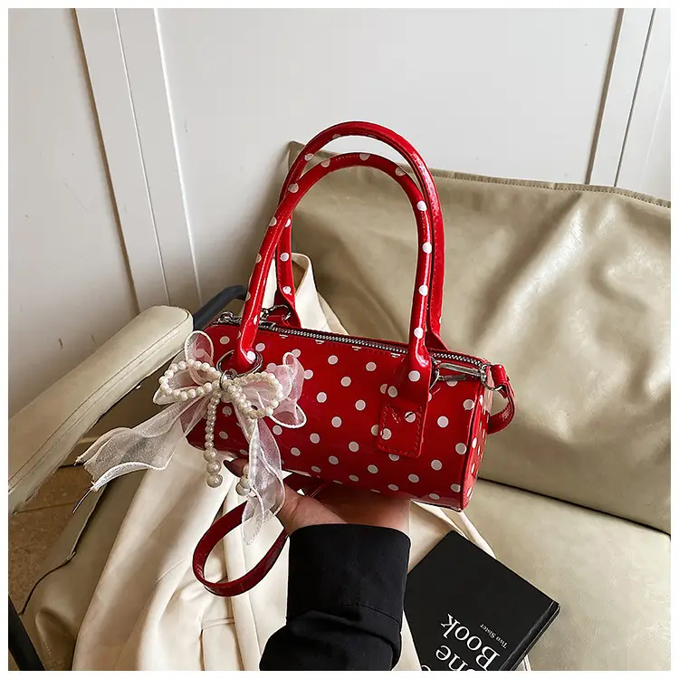 2025 Boston Polka Dot Handbags Women's - Image 6