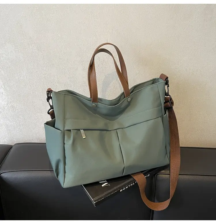 Nylon Shoulder Bag Crossbody Large Capacity Women's Tote — feature 10