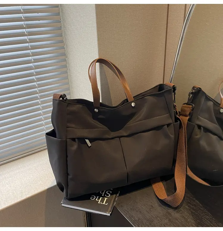 Nylon Shoulder Bag Crossbody Large Capacity Women's Tote — feature 12