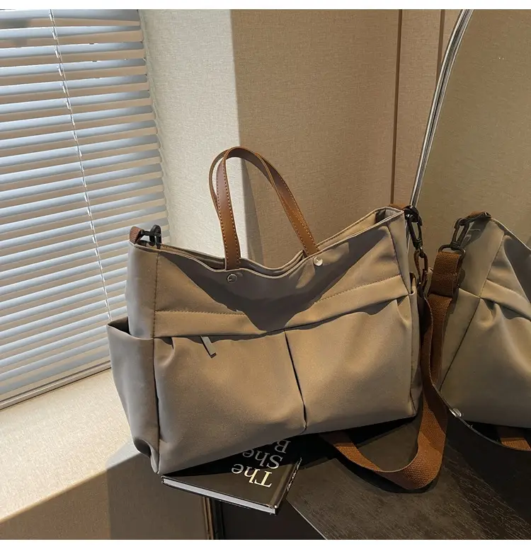 Nylon Shoulder Bag Crossbody Large Capacity Women's Tote — feature 13