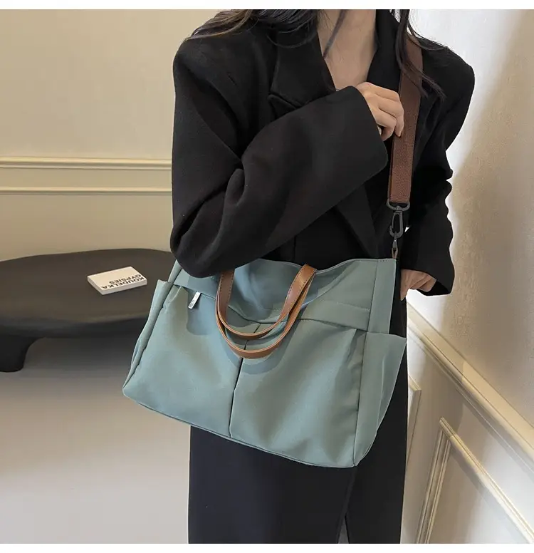 Nylon Shoulder Bag Crossbody Large Capacity Women's Tote — feature 14