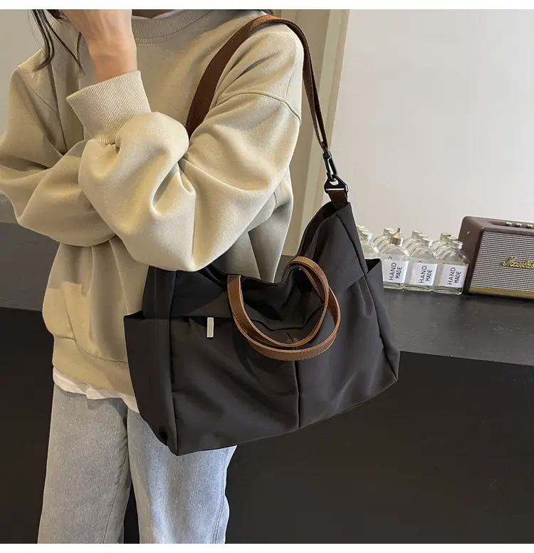 Nylon Shoulder Bag Crossbody Large Capacity Women's Tote — feature 25