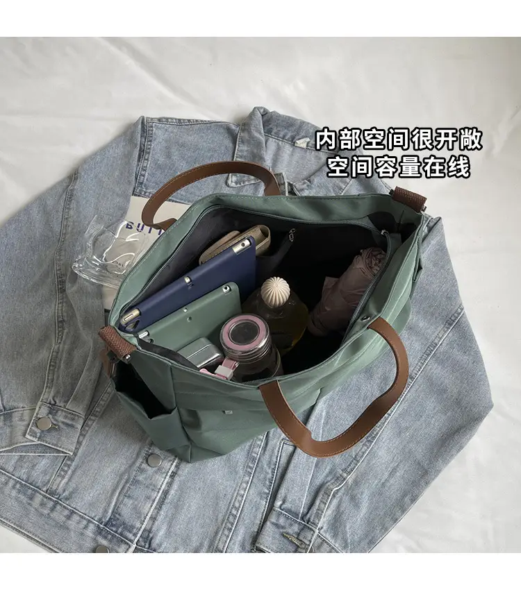 Nylon Shoulder Bag Crossbody Large Capacity Women's Tote — feature 8