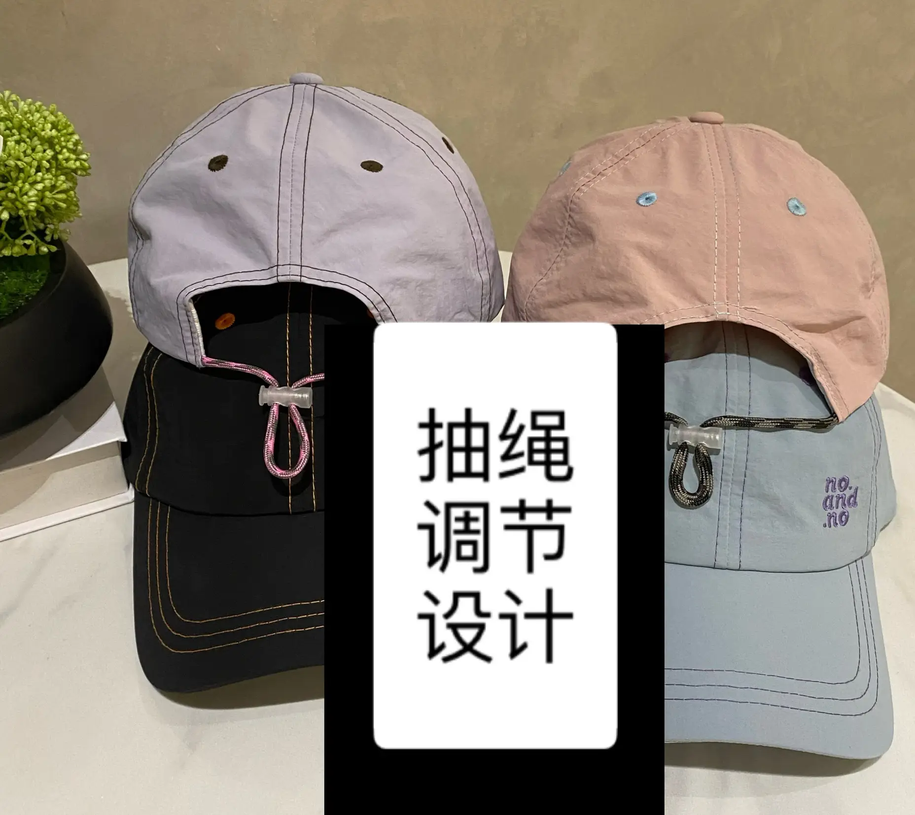 Green Korean Style Baseball Cap for Women Summer — feature 4