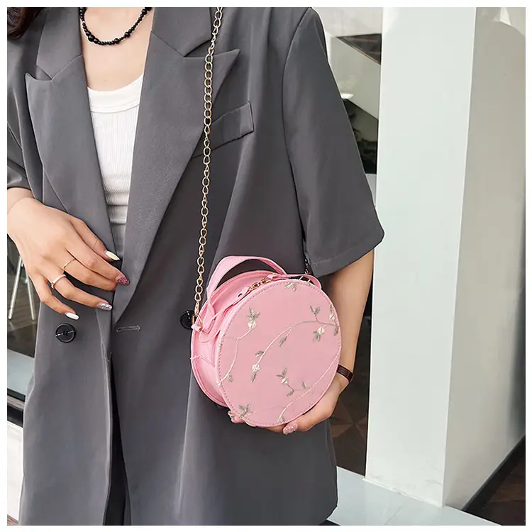White Embroidered Crossbody Bag for Women — feature 12