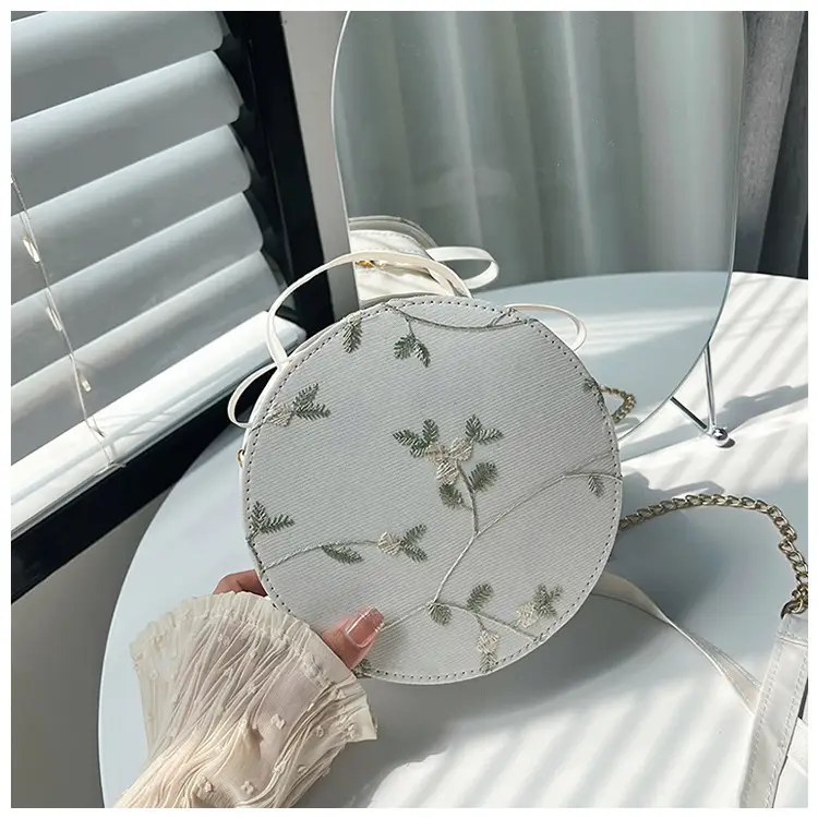 White Embroidered Crossbody Bag for Women — feature 16