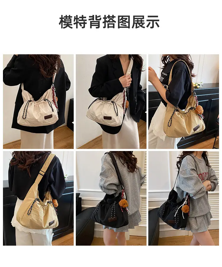 2n Drawstring Crossbody Bag for Women Casual Light Weight — feature 8