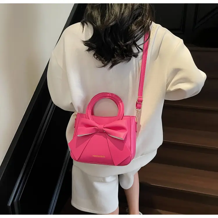 Women's White Bow Shoulder Bag 2025 New Style — feature 16