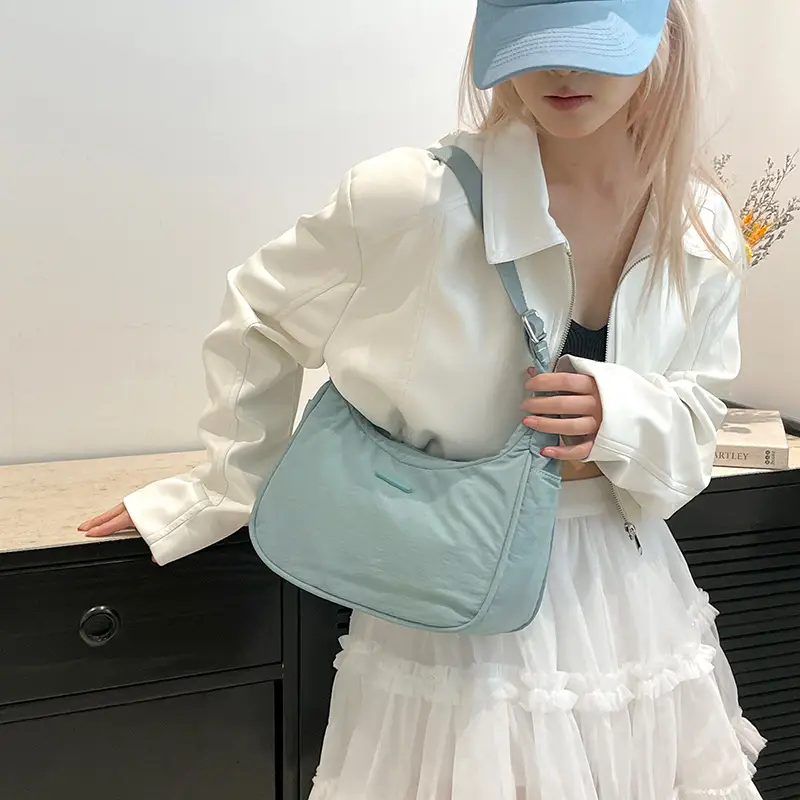 Light Blue Fox Korean Style Shoulder Bag for Women - Image 12