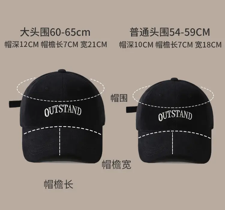 Black Women's 2024 Baseball Cap with "OUTFRED" Embroidery — feature 5