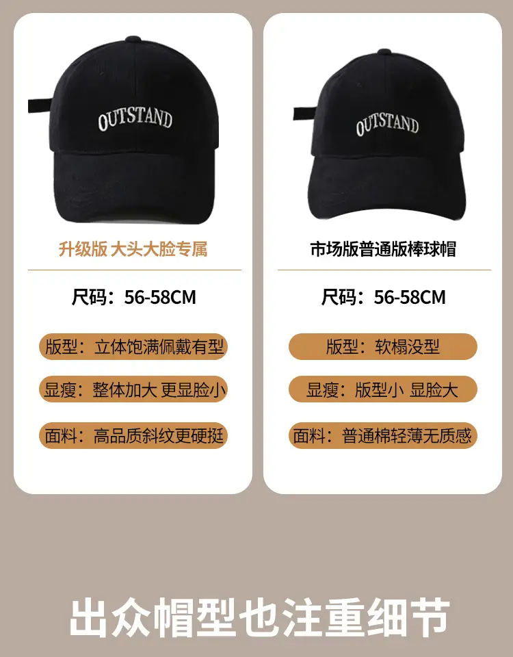 Black Women's 2024 Baseball Cap with "OUTFRED" Embroidery — feature 8