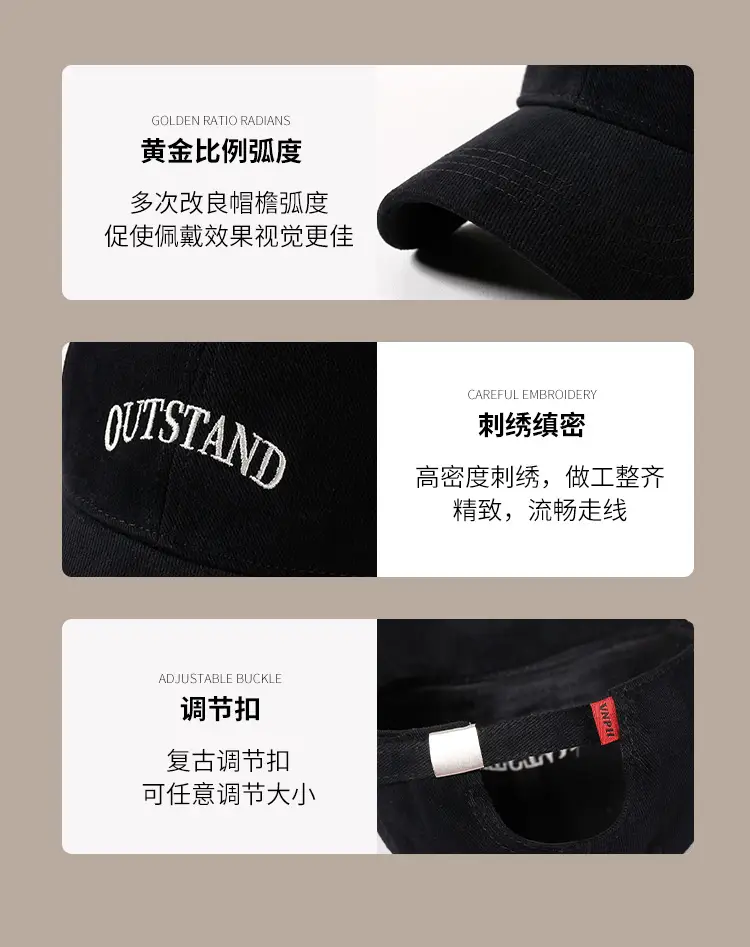 Black Women's 2024 Baseball Cap with "OUTFRED" Embroidery — feature 9