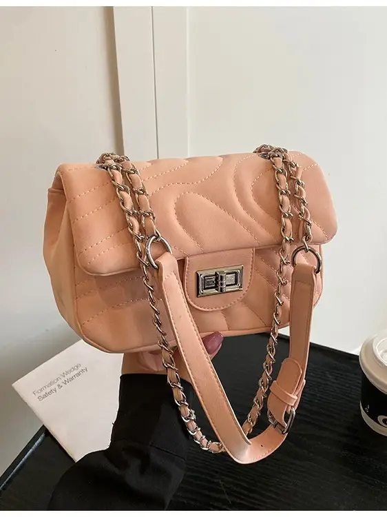 Pink Quilted Crossbody Bag for Women 2025 - Image 8