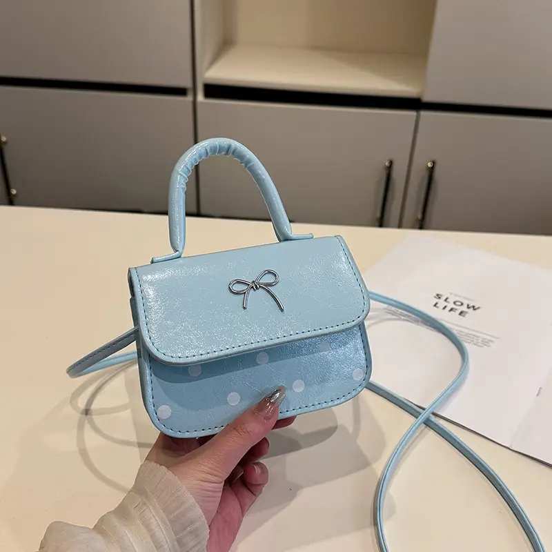 White Korean Style Bow Bag for Women - Image 7