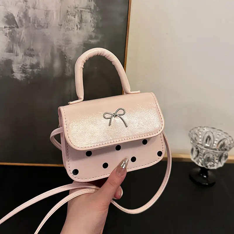 White Korean Style Bow Bag for Women - Image 8