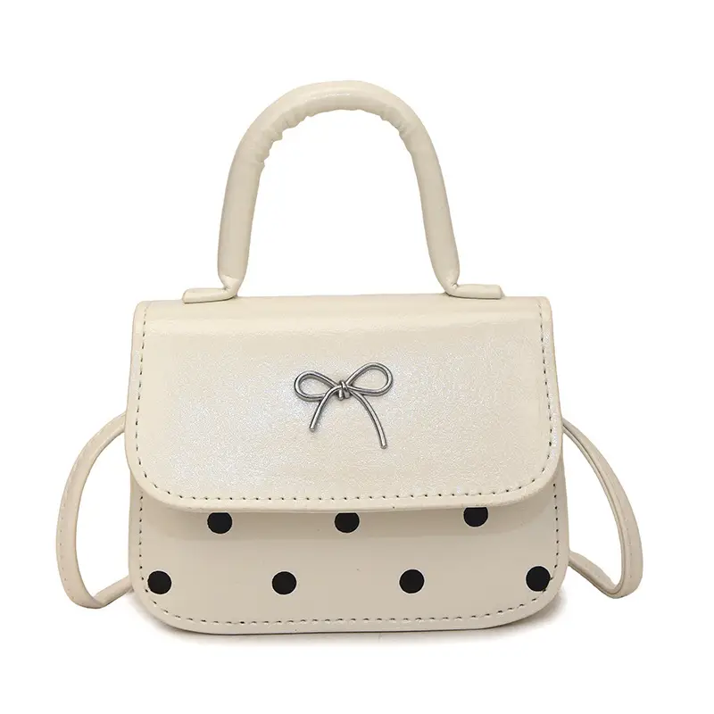 White Korean Style Bow Bag for Women - Image 9