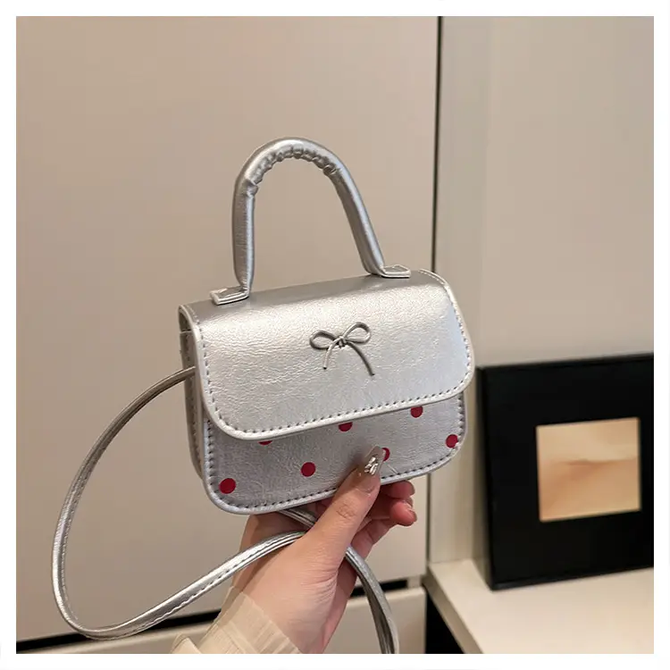 White Korean Style Bow Bag for Women — feature 25