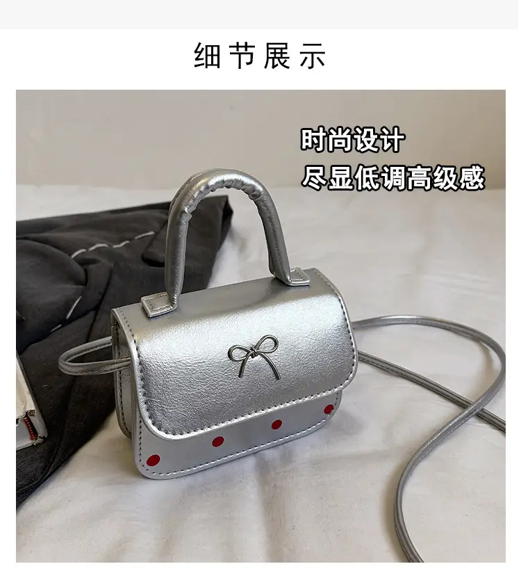 White Korean Style Bow Bag for Women — feature 4